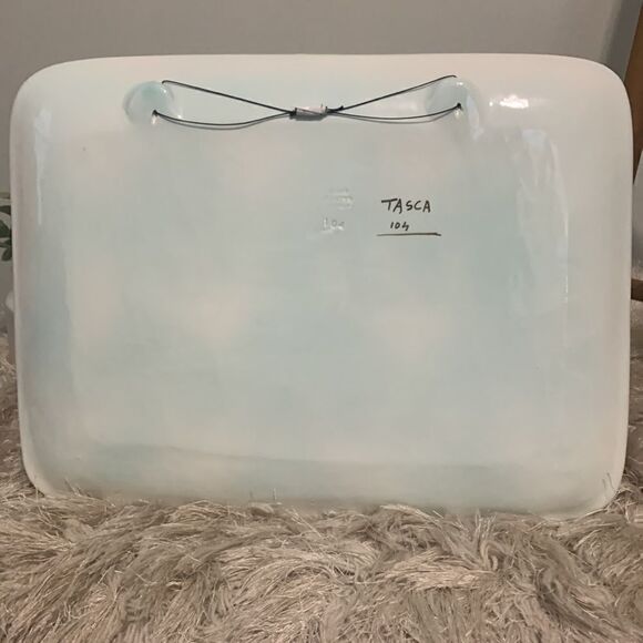 Alessio Tasca Signed Hand Painted
Ceramic Italian Mid-Century Modern Wall Plate - Picture 12 of 17